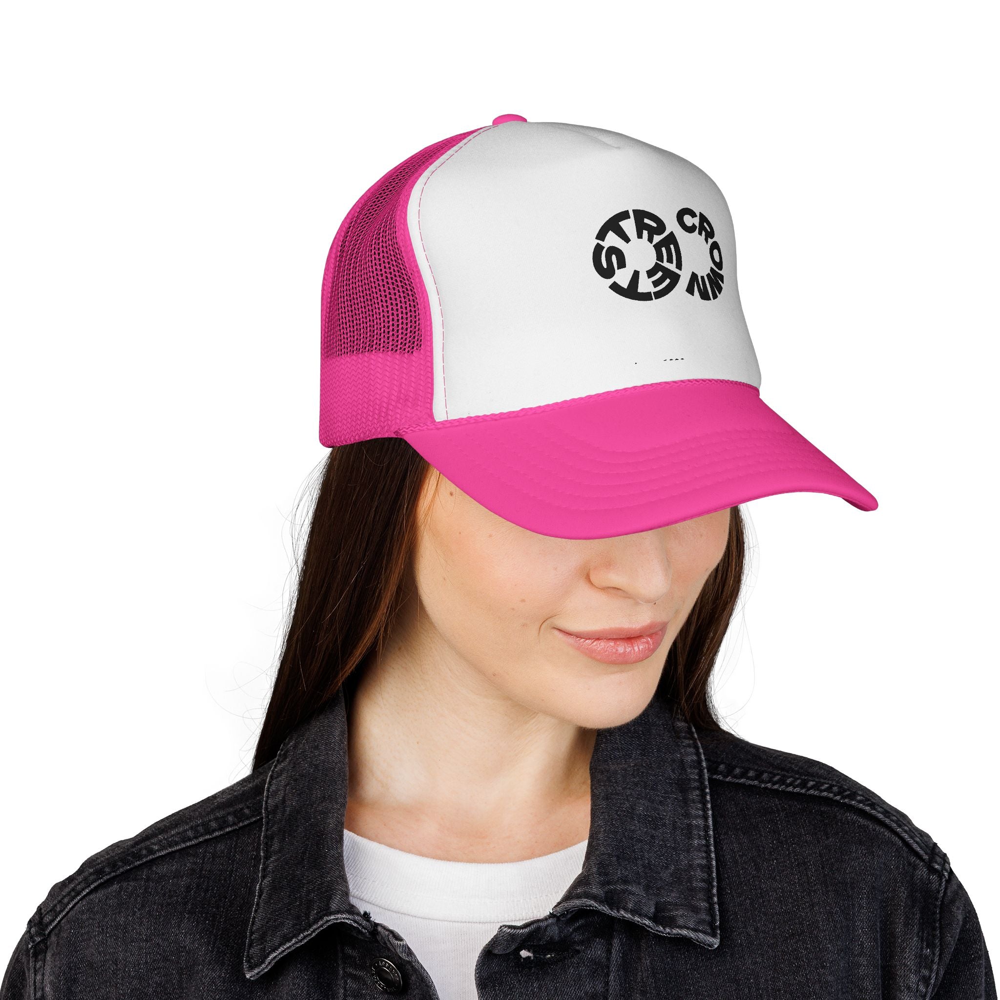 Street Crown Trucker Caps In Colors
