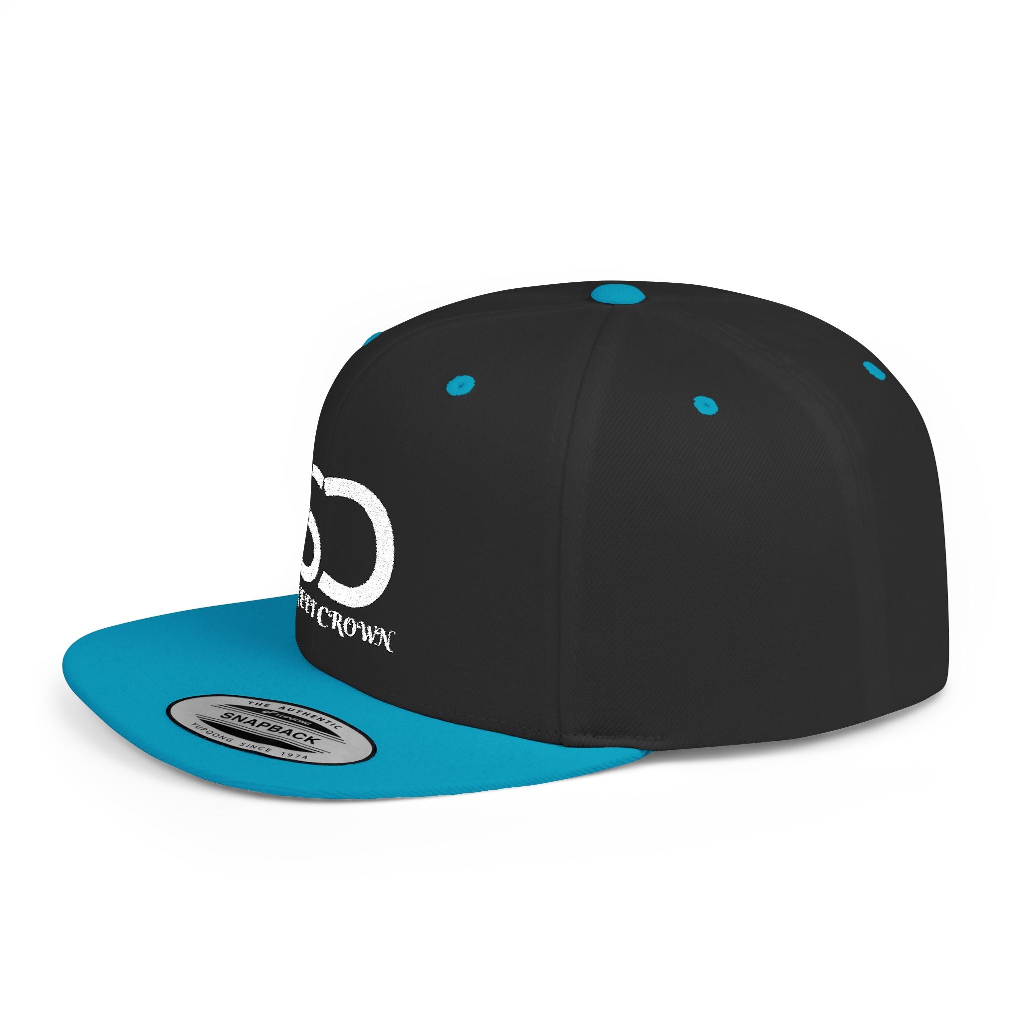Street Crown Trendy Flat Bill Snapback Hat, Adjustable Baseball Cap, Urban Style, Streetwear Accessory, Perfect for Casual Outings, Gift for Friends