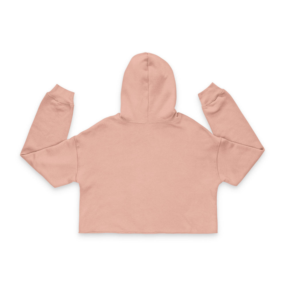 Street Crown Trendy Women's Cropped Hoodie with Unique Graphic Design | Casual Streetwear, Gift for Her, Fashion Forward, Spring Style, Cozy Layering