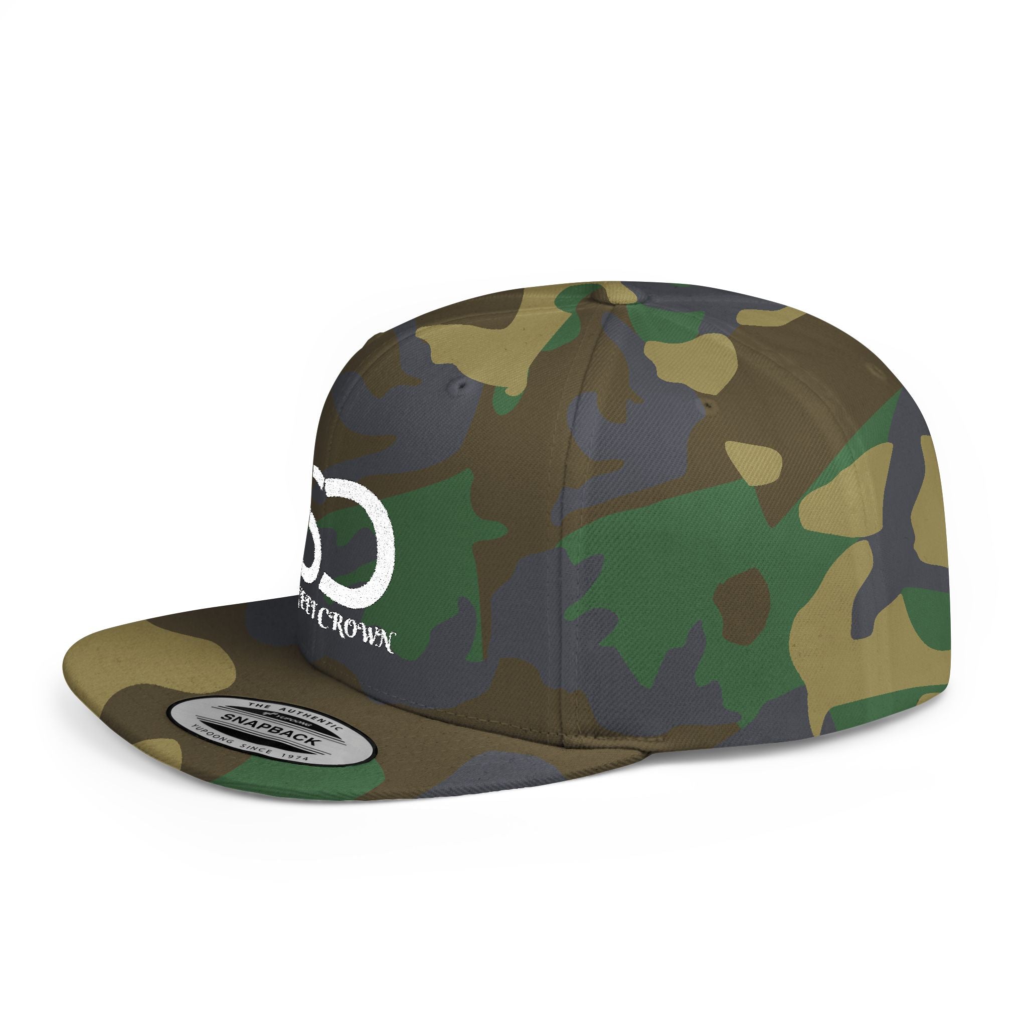 Street Crown Trendy Flat Bill Snapback Hat, Adjustable Baseball Cap, Urban Style, Streetwear Accessory, Perfect for Casual Outings, Gift for Friends