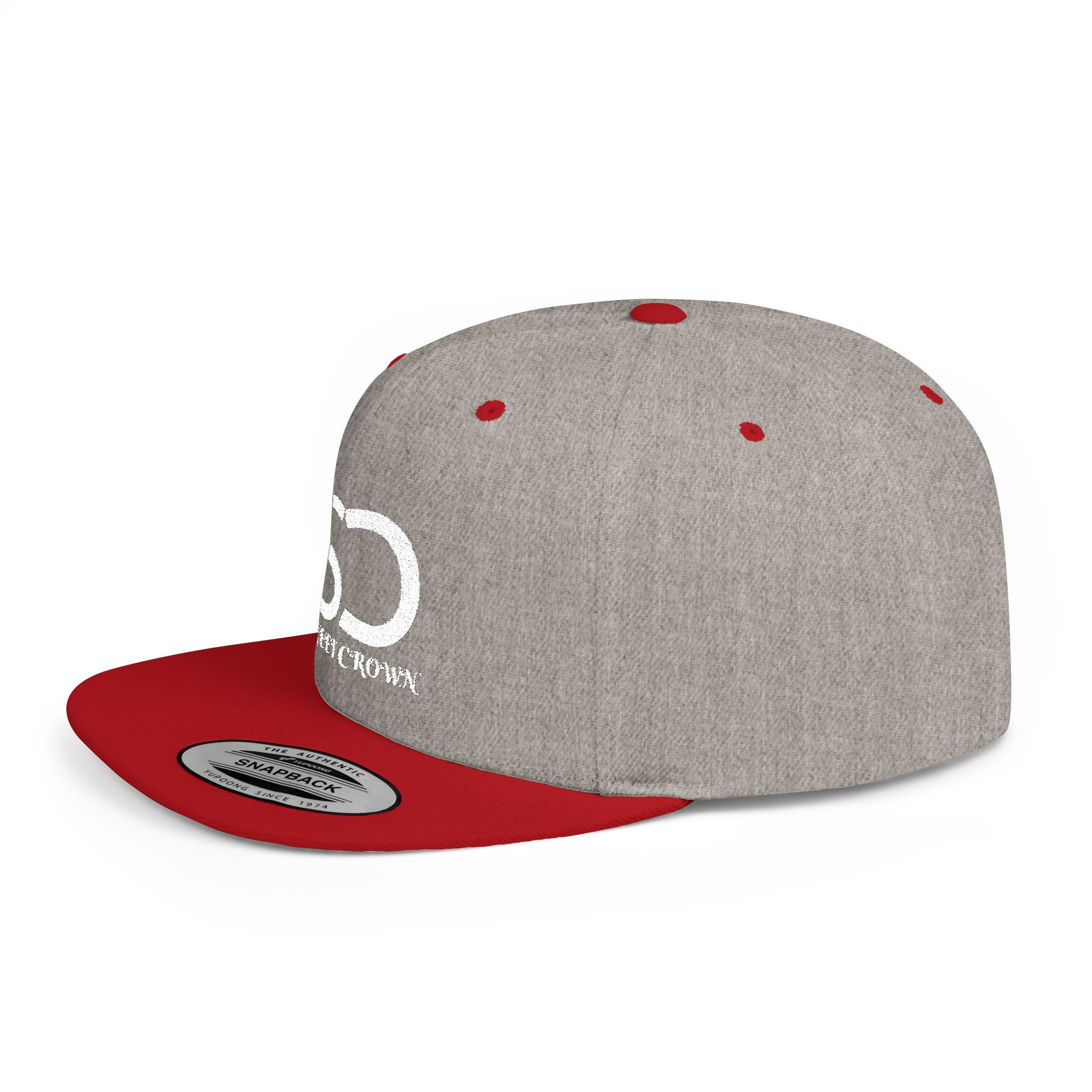 Street Crown Trendy Flat Bill Snapback Hat, Adjustable Baseball Cap, Urban Style, Streetwear Accessory, Perfect for Casual Outings, Gift for Friends