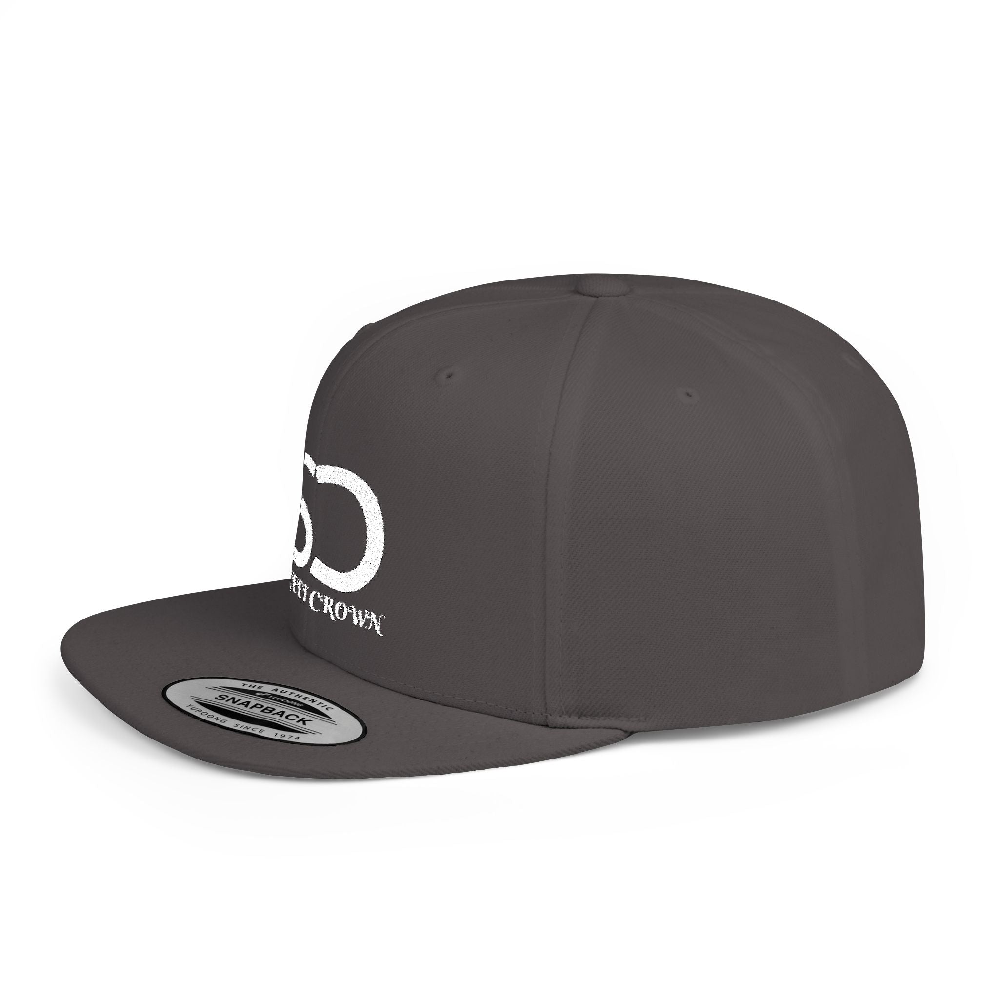 Street Crown Trendy Flat Bill Snapback Hat, Adjustable Baseball Cap, Urban Style, Streetwear Accessory, Perfect for Casual Outings, Gift for Friends