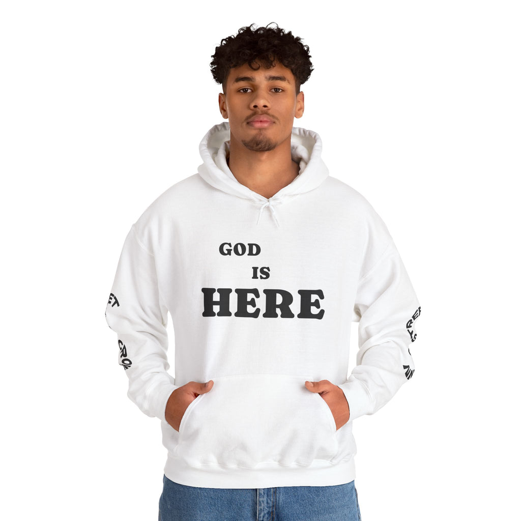 Shatta Wale "God Is Here" Edition Unisex Heavy Blend™ Hooded Sweatshirt