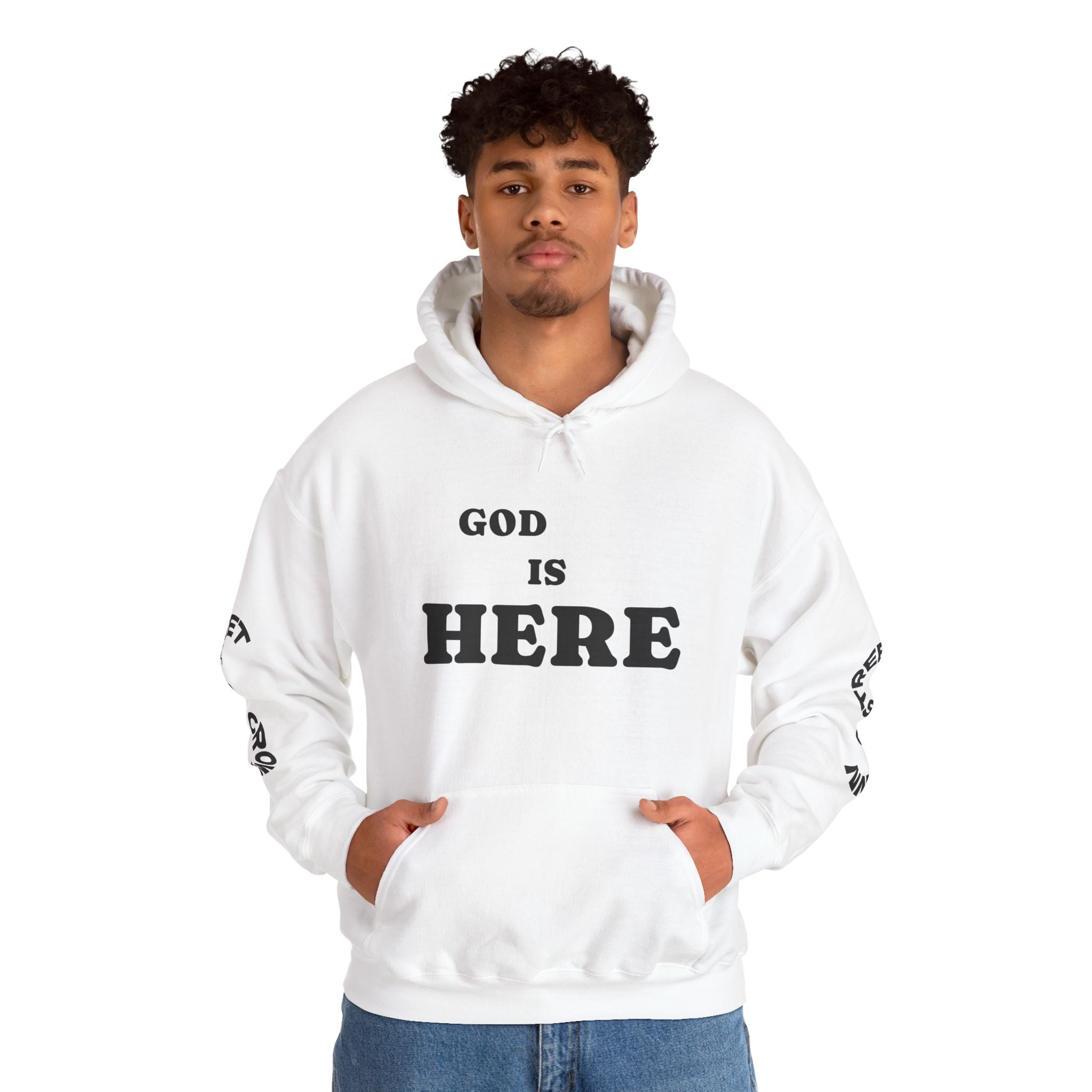 Shatta Wale "God Is Here" Edition Unisex Heavy Blend™ Hooded Sweatshirt