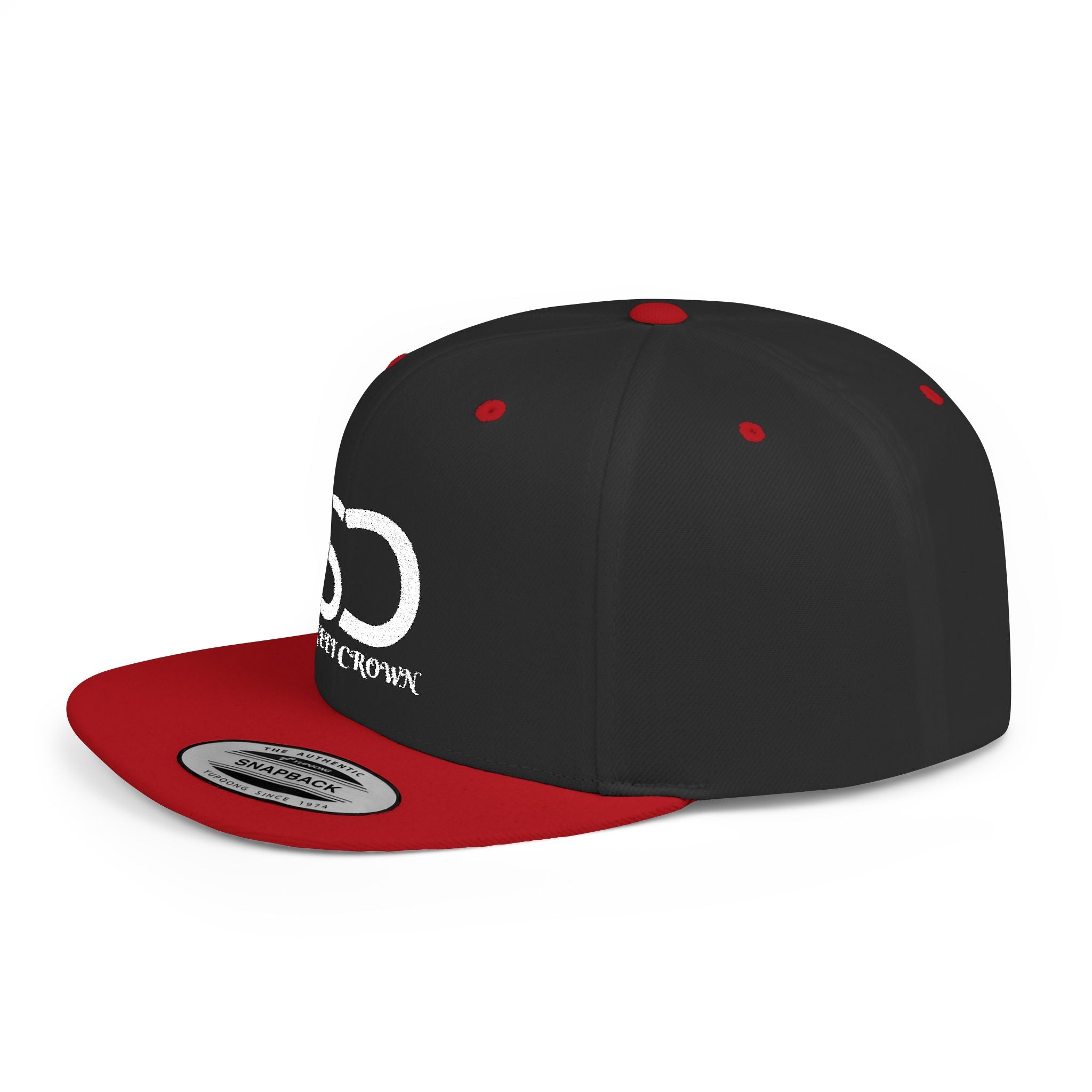 Street Crown Trendy Flat Bill Snapback Hat, Adjustable Baseball Cap, Urban Style, Streetwear Accessory, Perfect for Casual Outings, Gift for Friends