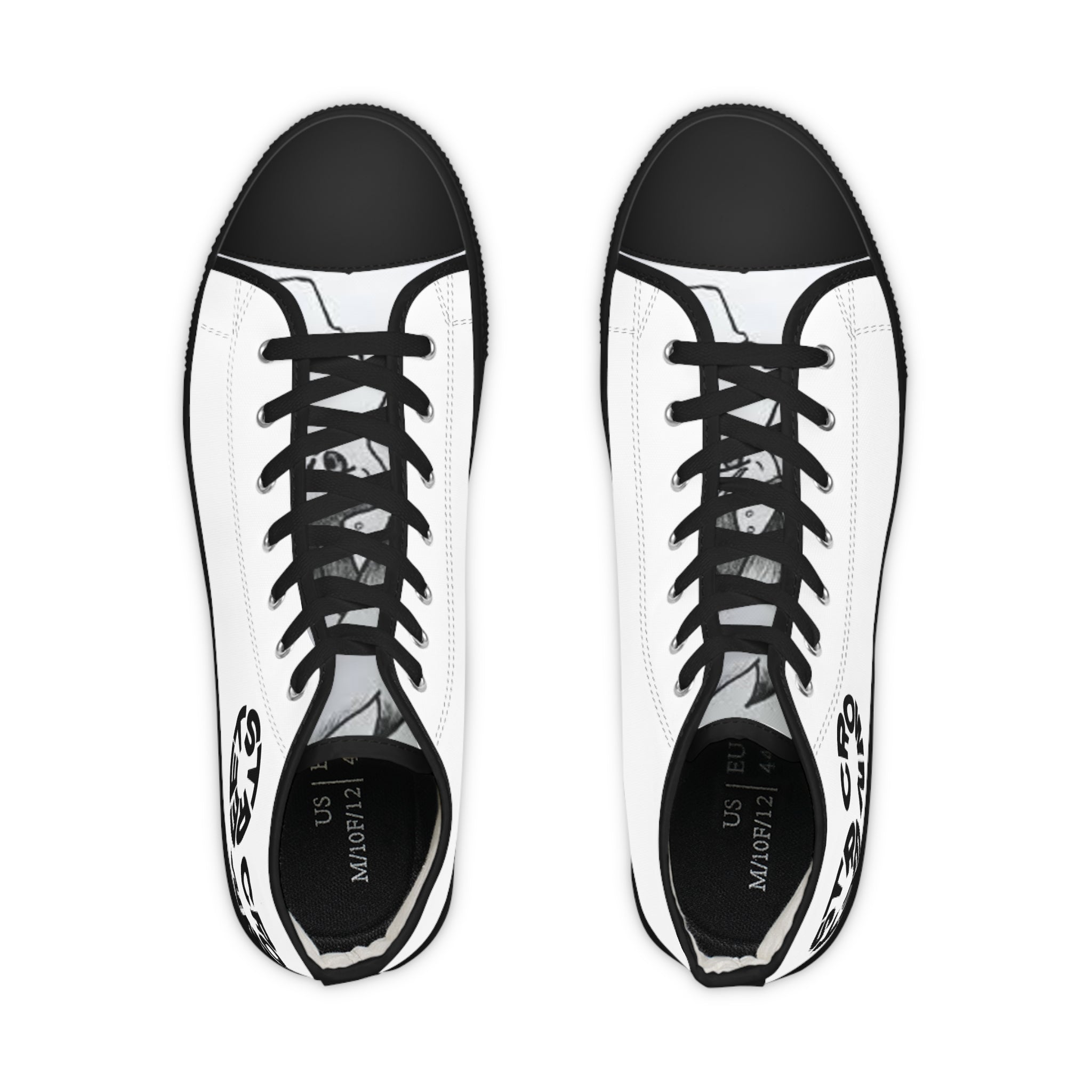 Street Crown Men's High Top Sneakers - Stylish Casual Footwear for Everyday Wear, Fashionable Sneakers for Men, Trendy Streetwear Shoes, [...]