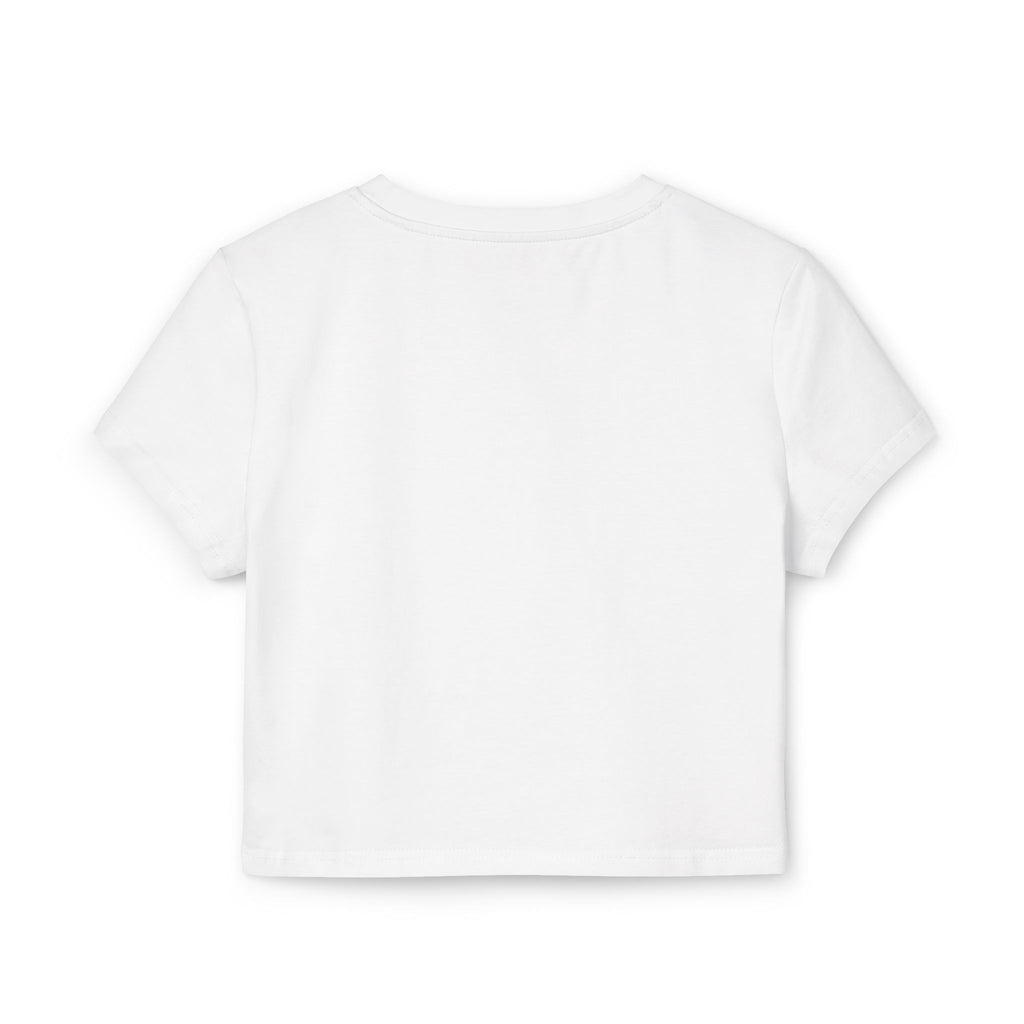 Street Crown Chic Women's Baby Tee With Stylish Graphic Print, Cute Casual Top for Summer, Trendy Crop Tee, Perfect for Everyday Wear, Gift for Her