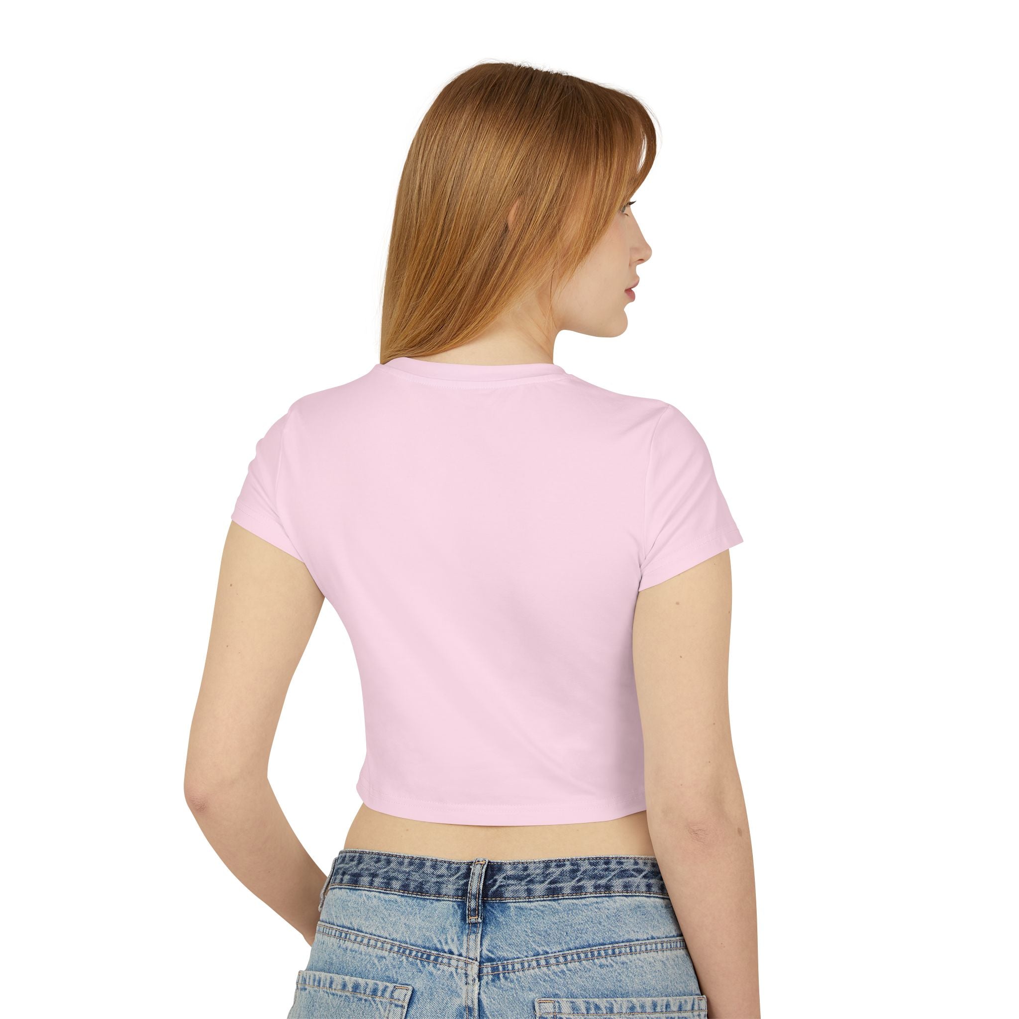 Street Crown Trendy Women's Baby Tee with Unique Design, Cute Crop Top for Casual Outings, Gift for Birthdays, Summer Style, Festive Vibes