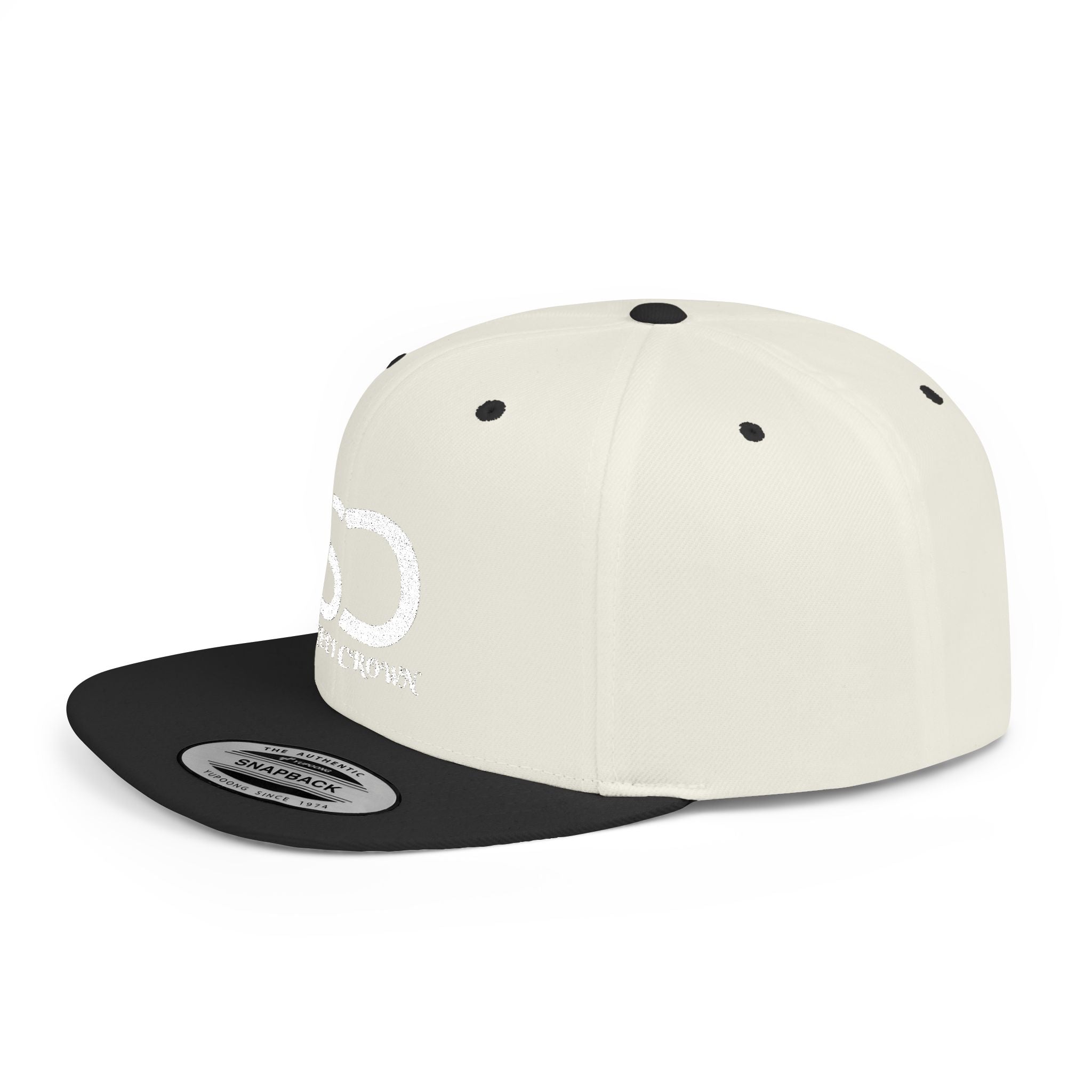 Street Crown Trendy Flat Bill Snapback Hat, Adjustable Baseball Cap, Urban Style, Streetwear Accessory, Perfect for Casual Outings, Gift for Friends