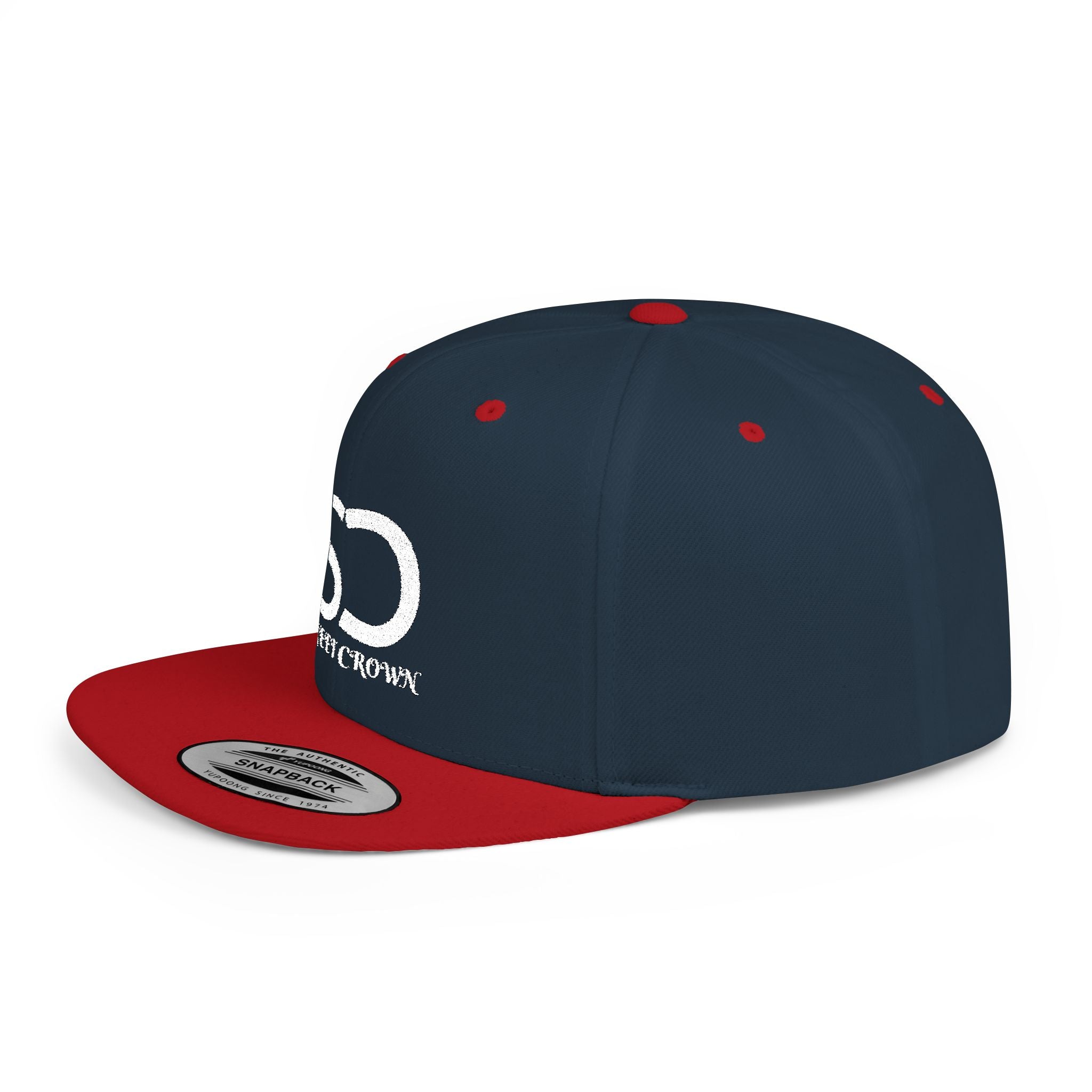 Street Crown Trendy Flat Bill Snapback Hat, Adjustable Baseball Cap, Urban Style, Streetwear Accessory, Perfect for Casual Outings, Gift for Friends