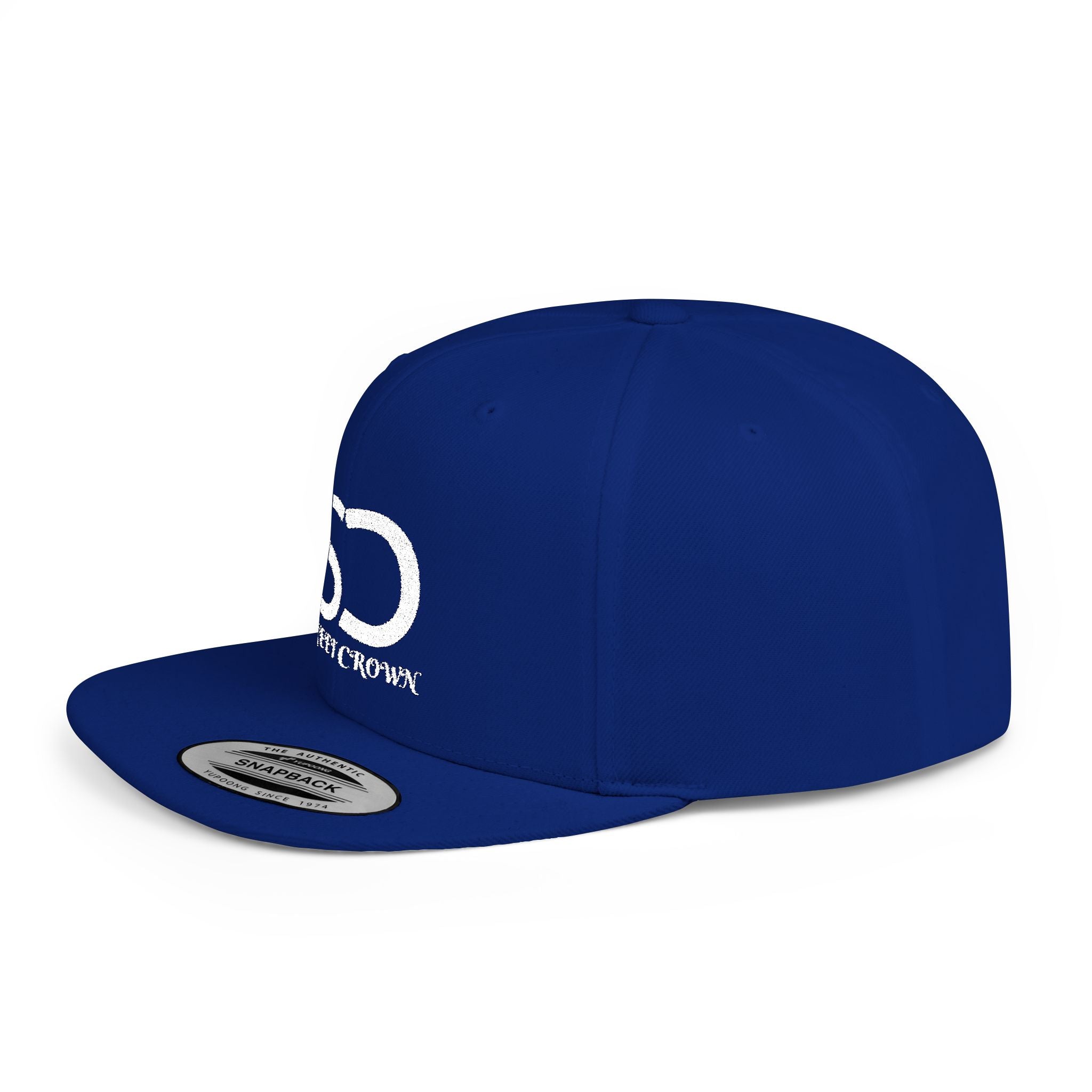 Street Crown Trendy Flat Bill Snapback Hat, Adjustable Baseball Cap, Urban Style, Streetwear Accessory, Perfect for Casual Outings, Gift for Friends
