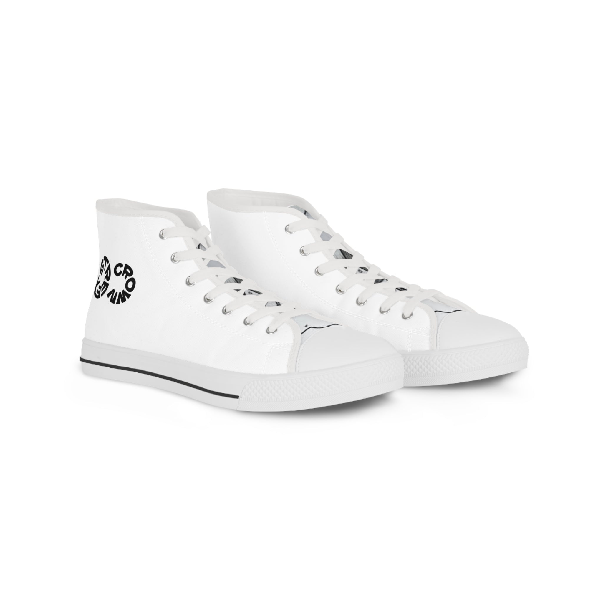 Street Crown Men's High Top Sneakers - Stylish Casual Footwear for Everyday Wear, Fashionable Sneakers for Men, Trendy Streetwear Shoes, [...]