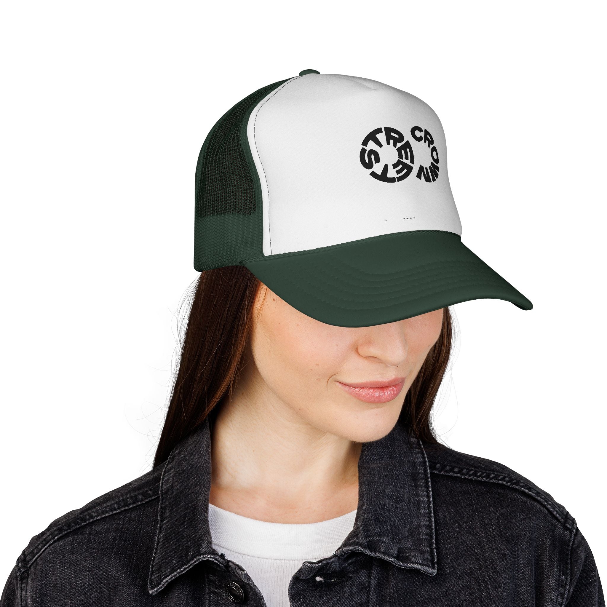 Street Crown Trucker Caps In Colors