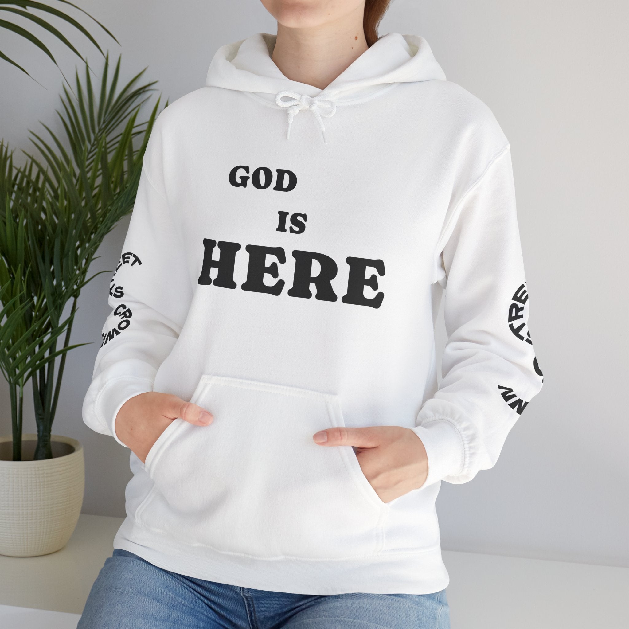 Shatta Wale "God Is Here" Edition Unisex Heavy Blend™ Hooded Sweatshirt