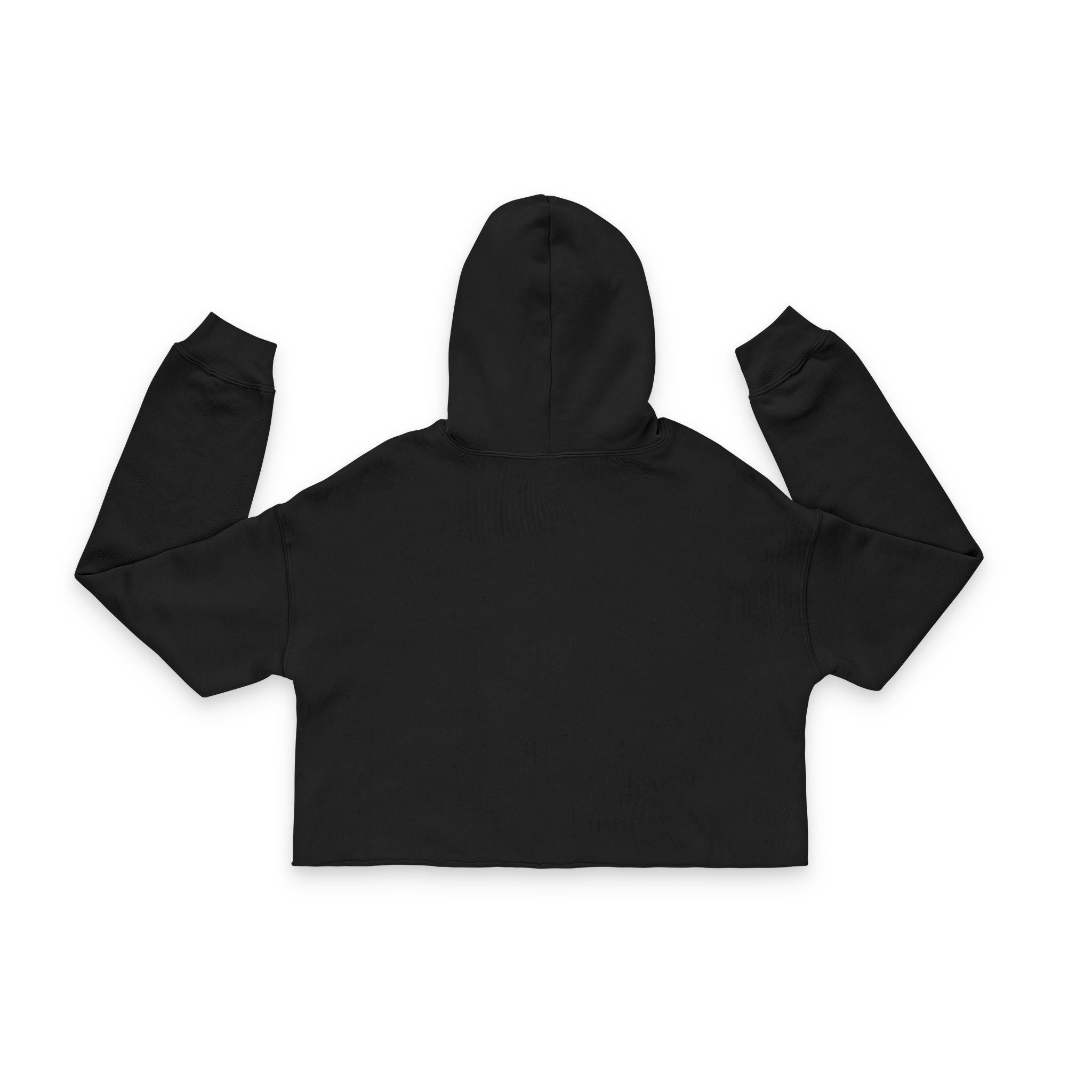 Street Crown Trendy Women's Cropped Hoodie with Unique Graphic Design | Casual Streetwear, Gift for Her, Fashion Forward, Spring Style, Cozy Layering