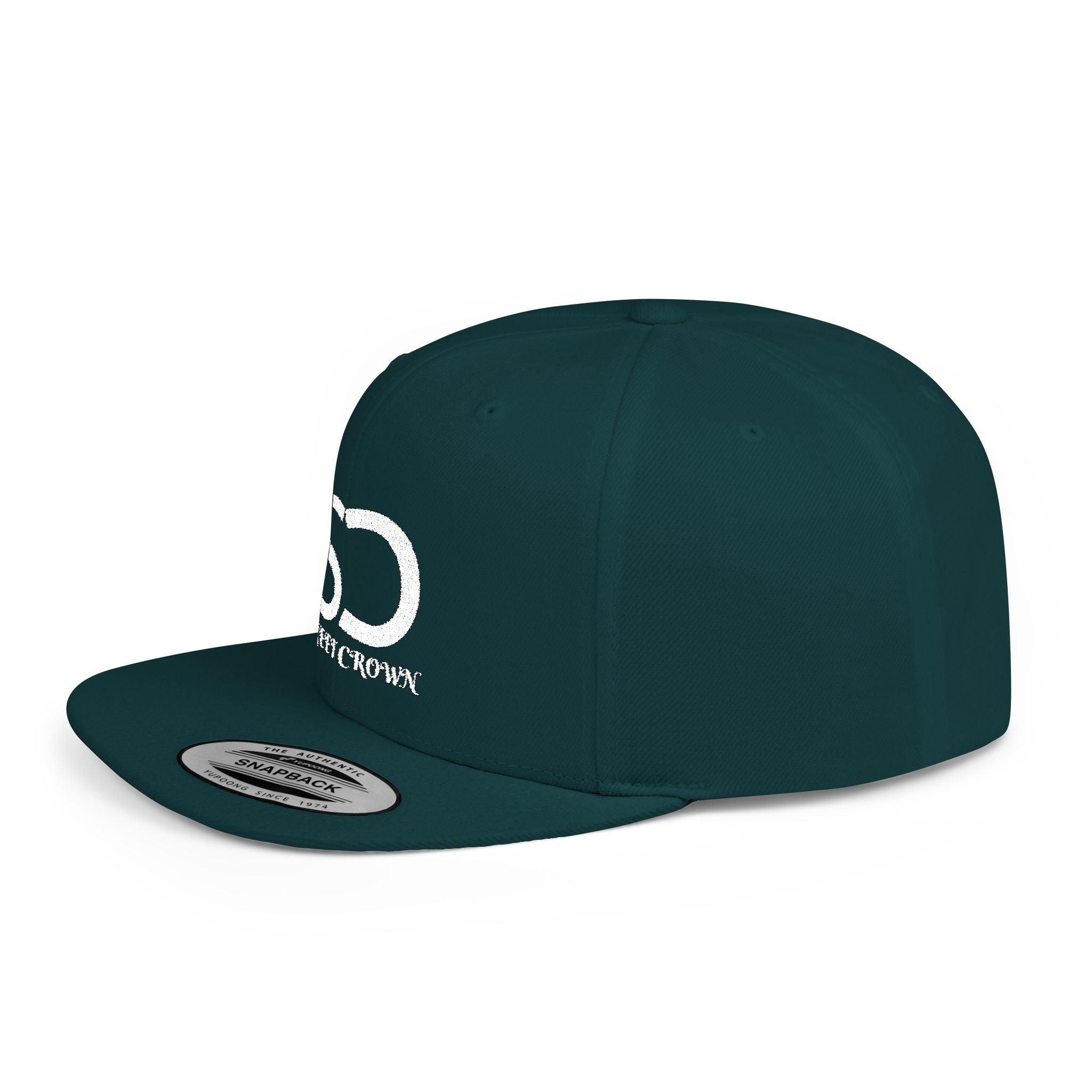 Street Crown Trendy Flat Bill Snapback Hat, Adjustable Baseball Cap, Urban Style, Streetwear Accessory, Perfect for Casual Outings, Gift for Friends