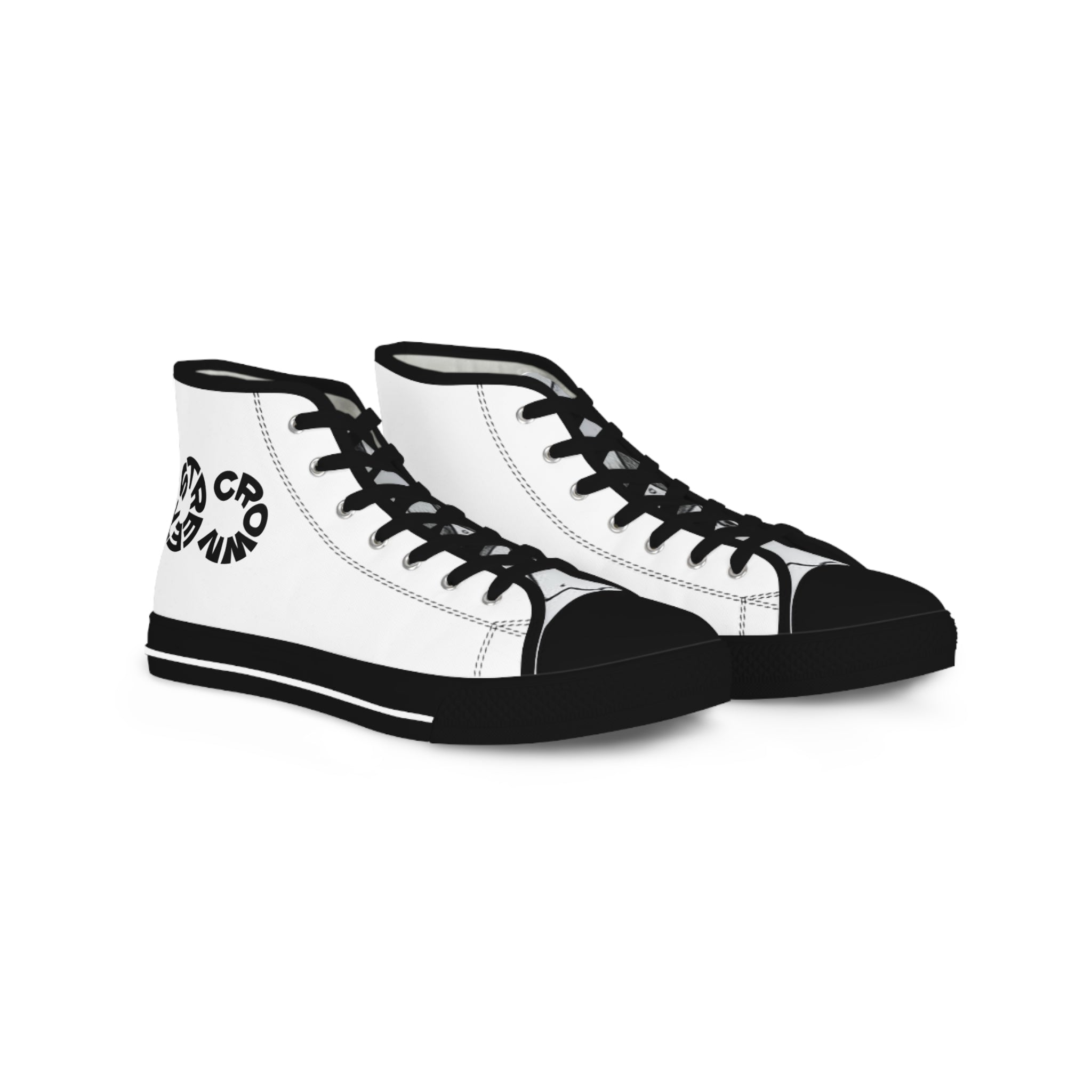Street Crown Men's High Top Sneakers - Stylish Casual Footwear for Everyday Wear, Fashionable Sneakers for Men, Trendy Streetwear Shoes, [...]